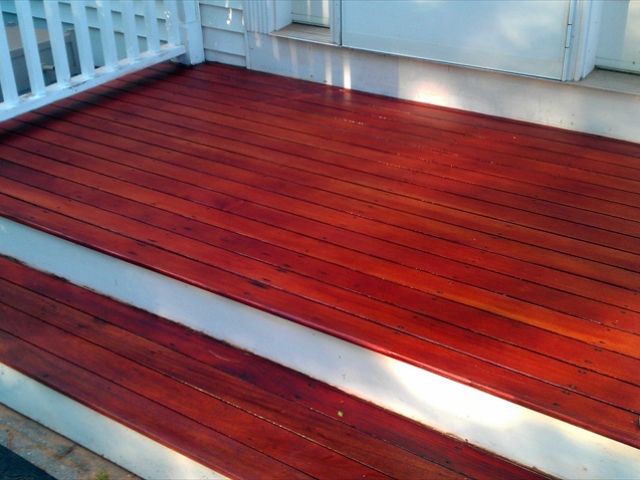 Entrance Deck Refinishing