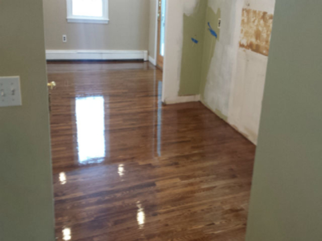 New Floor Installation & Stain