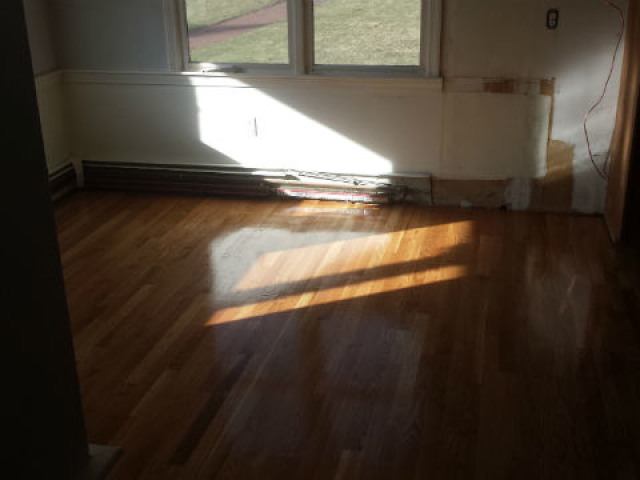 Tile Removal & New Wood Floor - Lynnfield MA