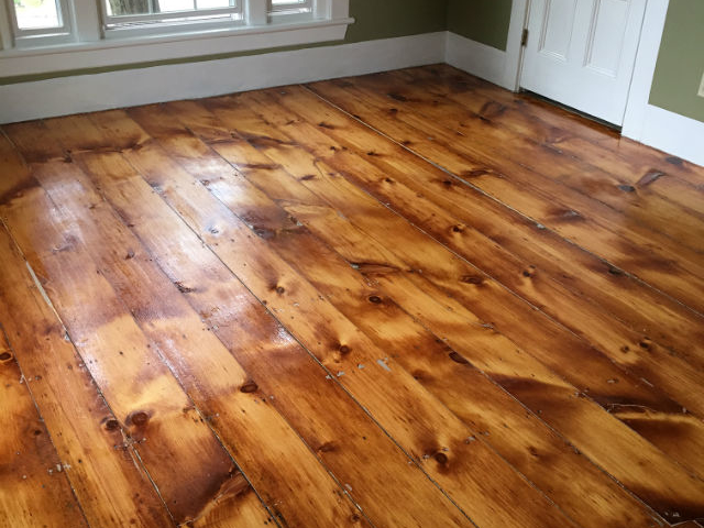 Painted Pine Floors in Dover, NH