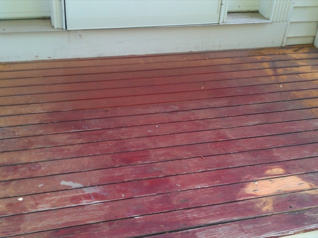 Entrance Deck Refinishing