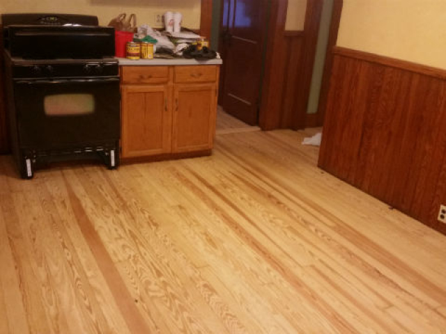 Fir Floors Resand & Stain English Chestnut in Manchester, NH