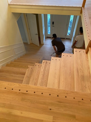 Derry stair staining